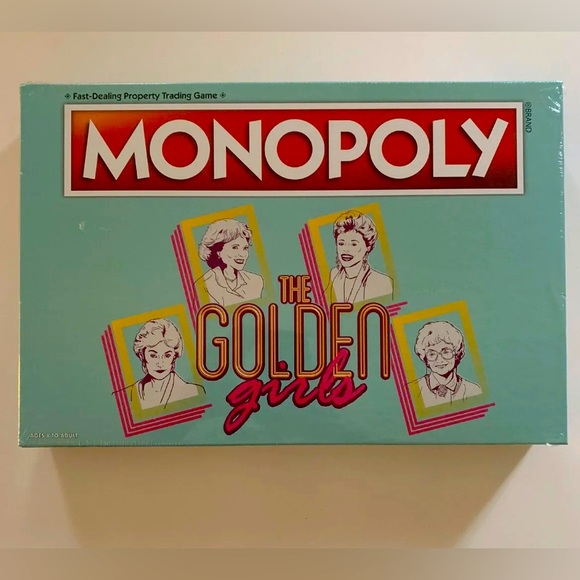 The Golden Girls Monopoly NEW FACTORY SEALED! Collector's Item Hasbro Board Game - Picture 1 of 3